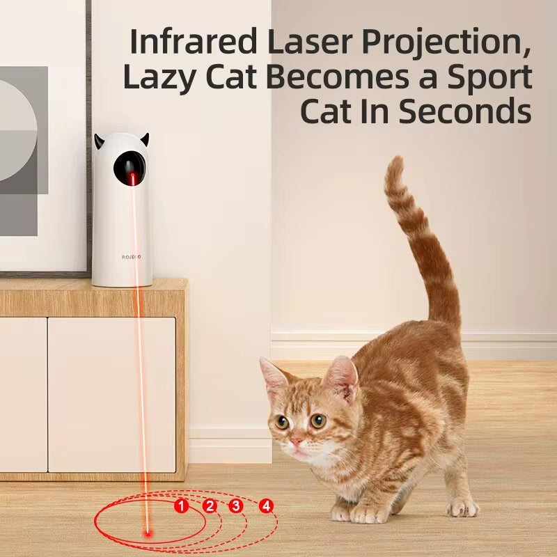 Automatic Cat Toy Interactive Smart LED Laser Indoor Cat Toy 